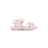 Sandali da bambina bianchi e rosa con cuoricini Le scarpe di Alice, Scarpe Bambini, SKU k283000338, Immagine 0